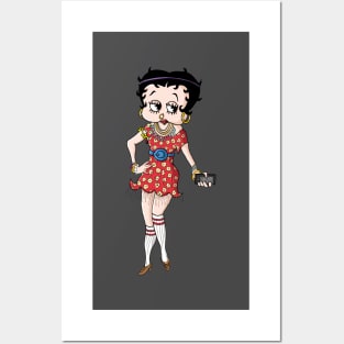 Hipster Betty Boop Posters and Art